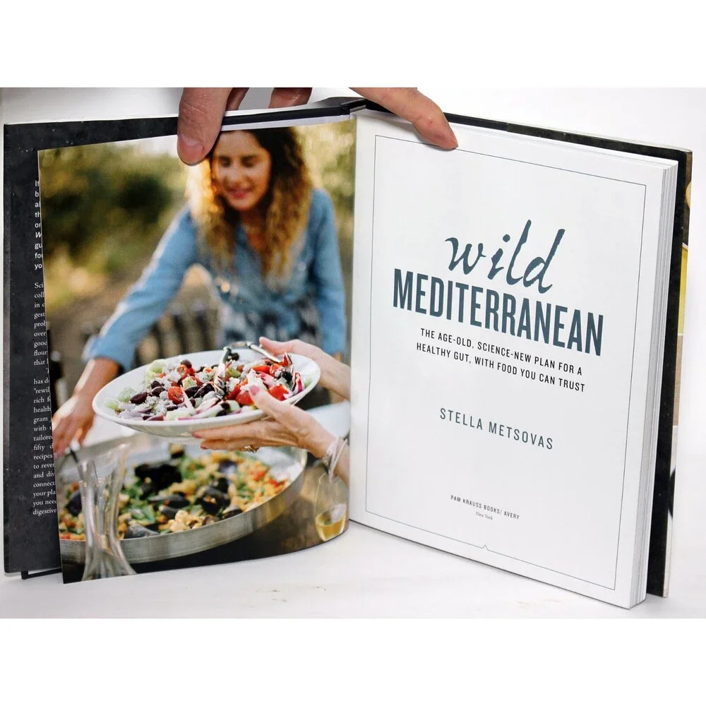 WILD MEDITERRANEAN New Plan for Healthy Gut, Stella Metsovas 2017 HC/DJ Cookbook